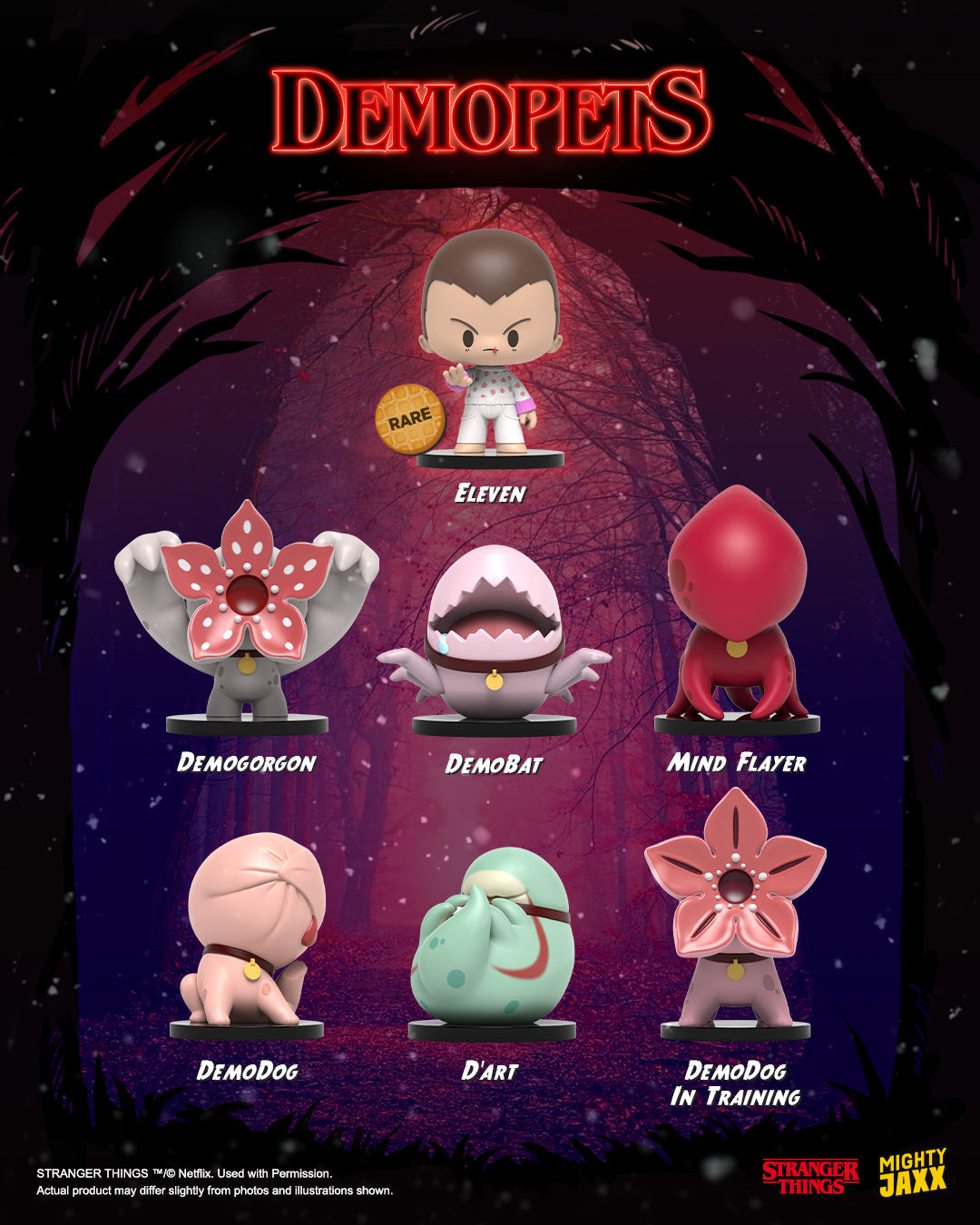 STRANGER THINGS DEMOPETS FROM MIGHTY JAXX