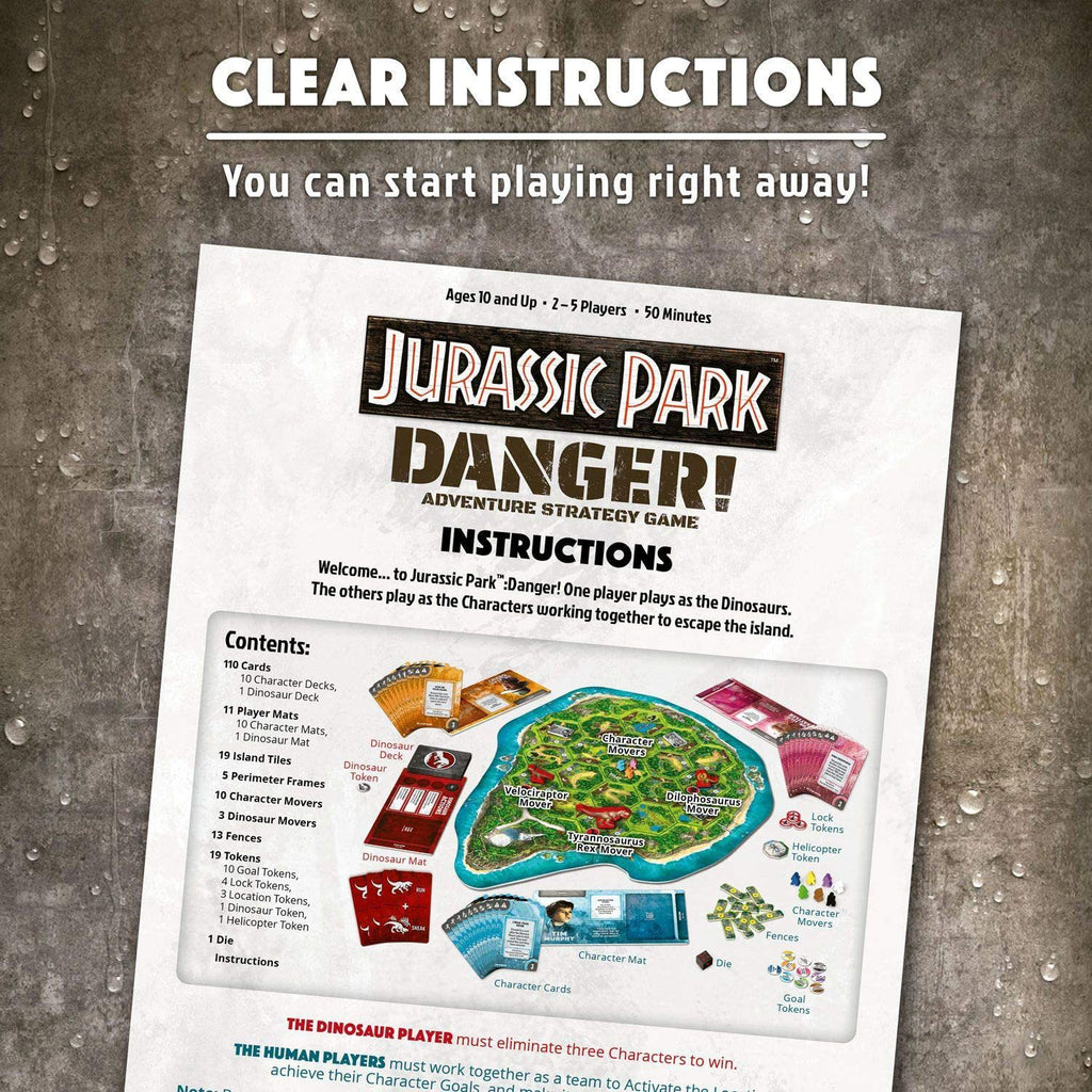 Jurassic Park Danger Adventure Strategy Game