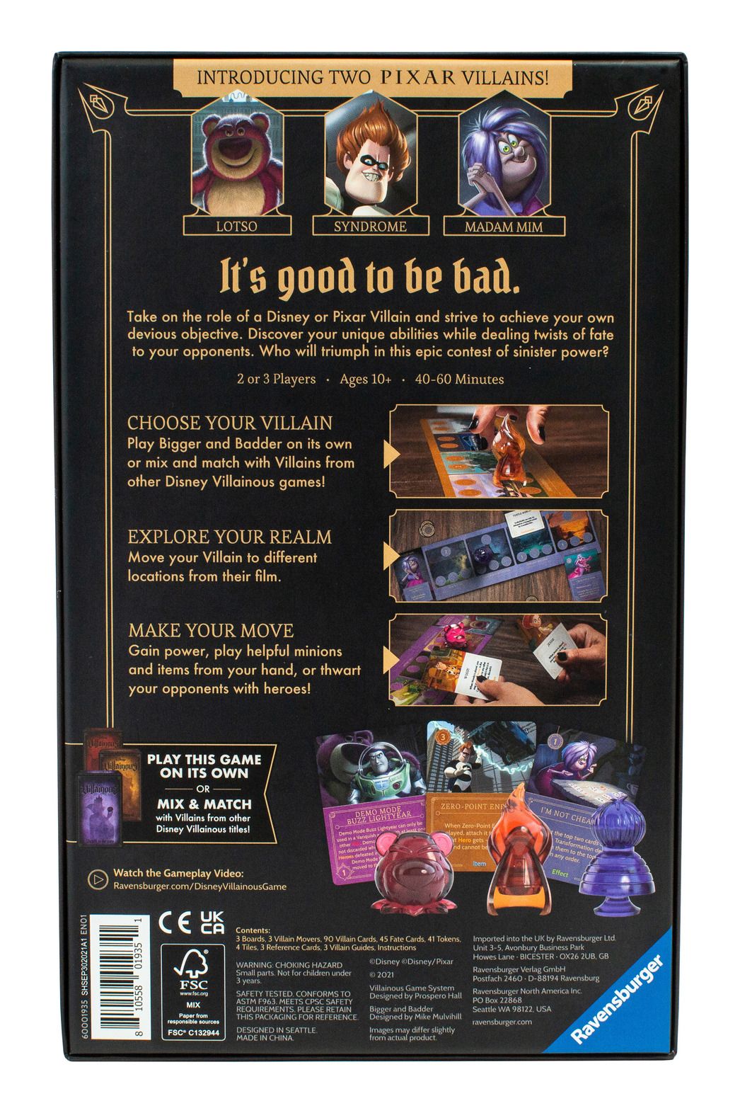 Disney Villainous Bigger and Badder Expansion