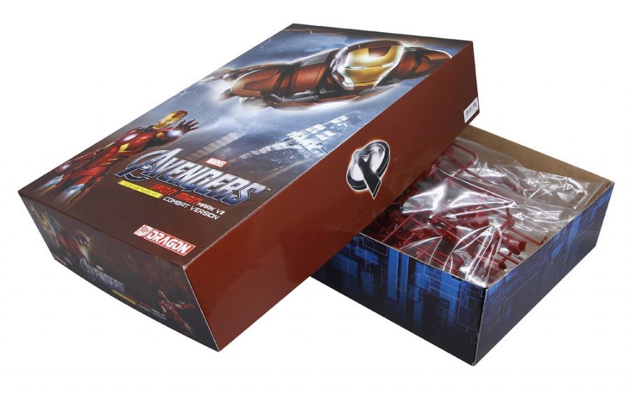 Iron Man Mk.VII, Combat Version Limited Edition, The Avengers 1:9 Scale model kit by Dragon Models 38321