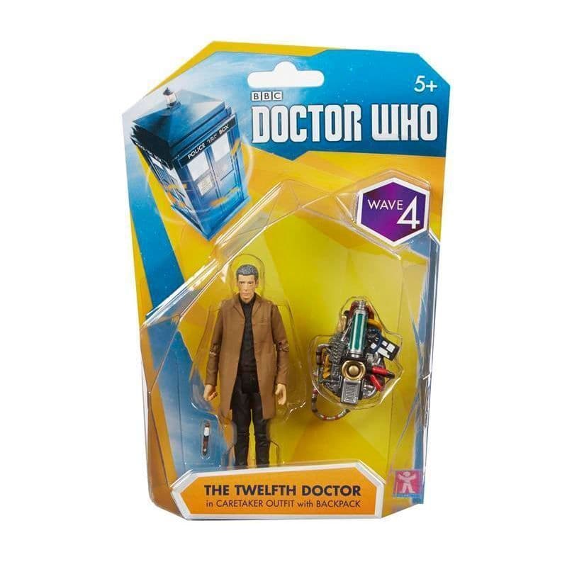 Dr Who 3.75" The Twelfth Doctor in Caretaker outfit with backpack